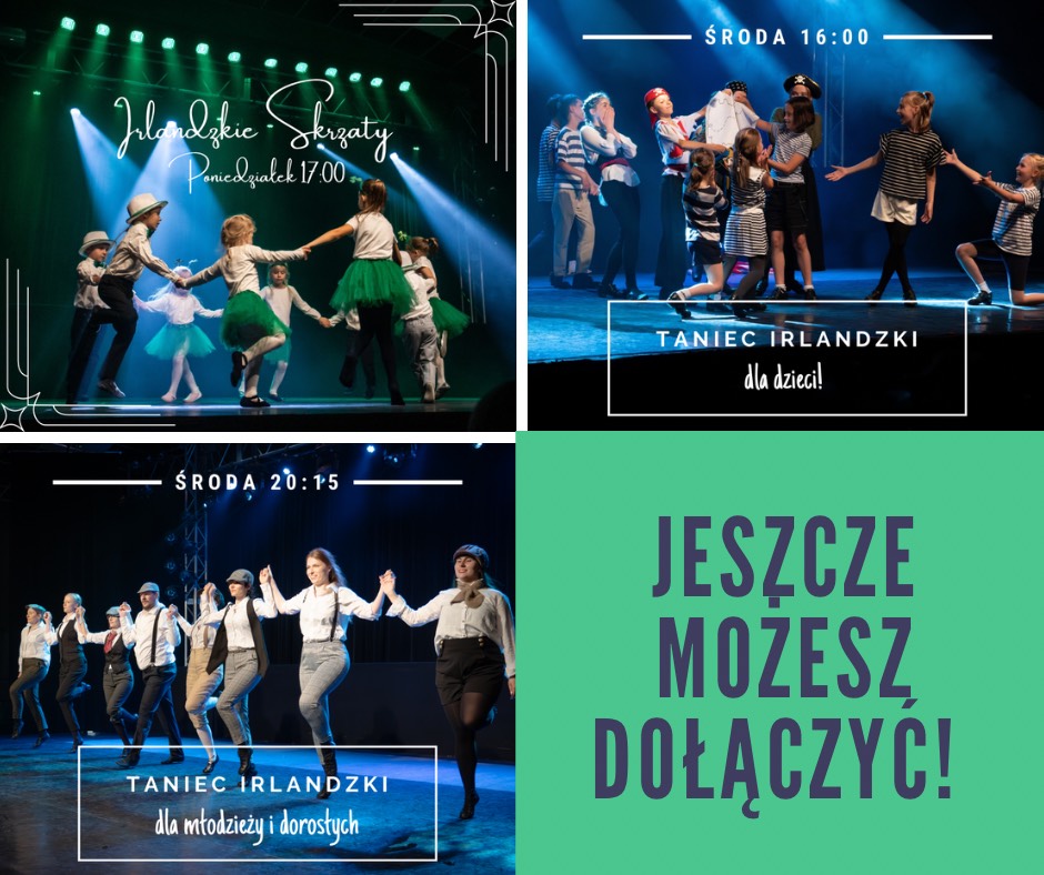 Taniec irlandzki dla dzieci i dorosłych
